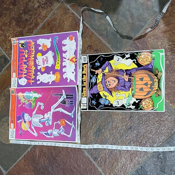 Vintage Halloween Window Clings - Picture 2 of 8